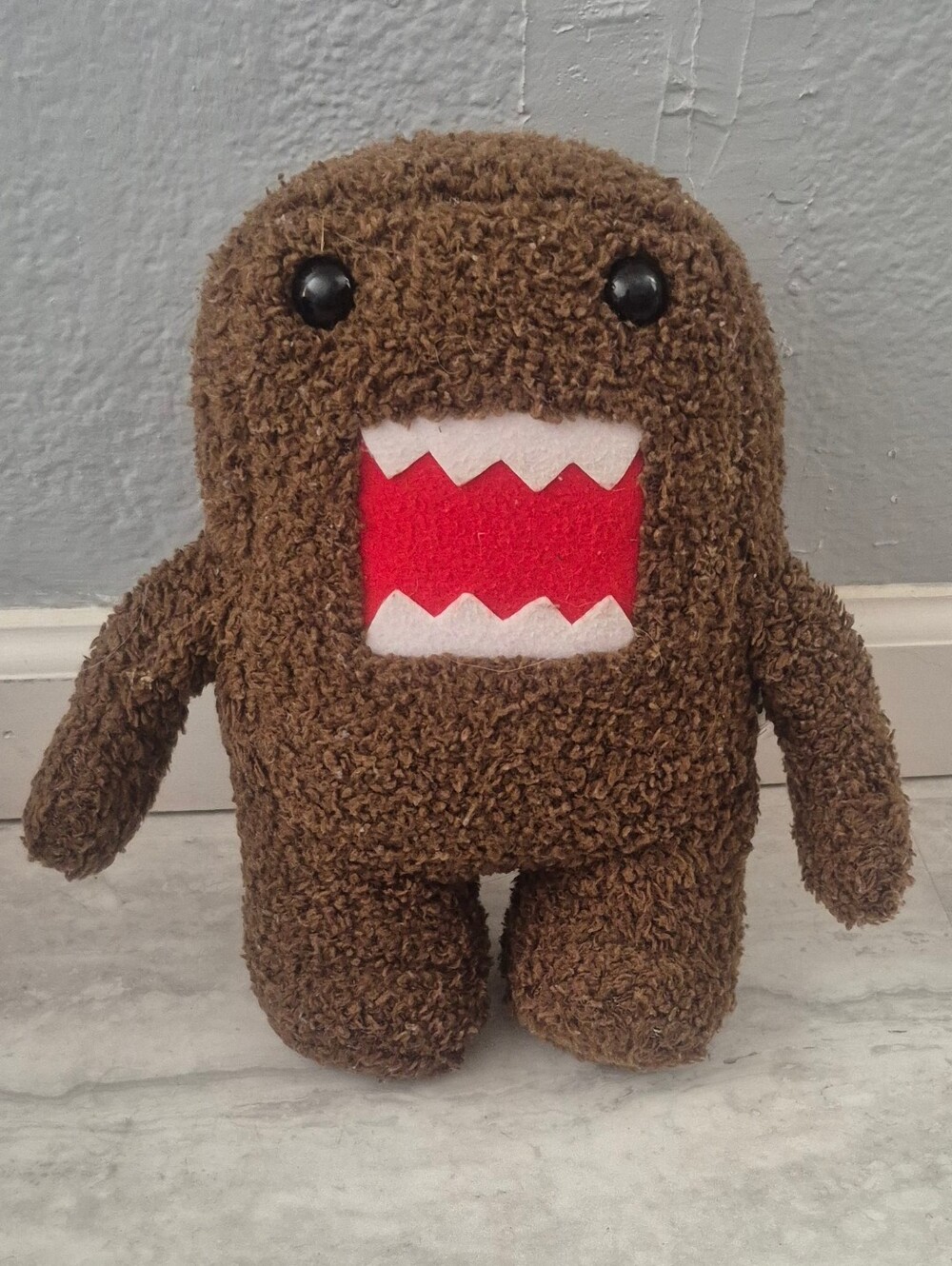 Official Domo Kun 10" Plush Kellytoy NHK Brown Stuffed Animal Kawaii Japan 2013